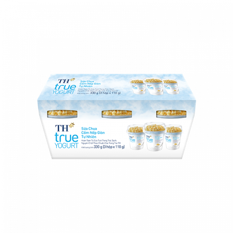  Sữa chua TH cốm nếp giòn lốc 3 
