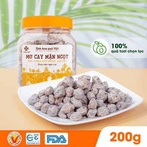  Mơ cay mặn ngọt Hồng Lam 200g 