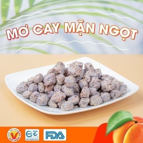  Mơ cay mặn ngọt Hồng Lam 200g 