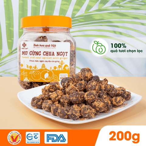  Mơ gừng chua ngọt Hồng Lam 200g 