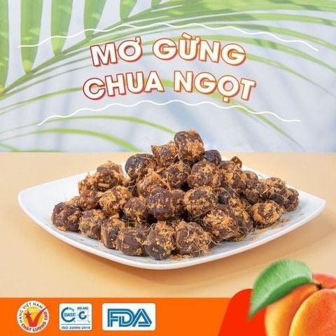  Mơ gừng chua ngọt Hồng Lam 200g 