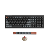  Bàn phím Keychron V5/ V6 Ultra 8K (V5U-D1/ V6U-D1 Wireless Hot-swappable RGB Backlight Red Switch) 