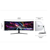 Màn hình Samsung Gaming Odyssey Neo G9 G95NC LS57CG952NEXXV (57 inch, VA, DUHD, 240Hz, 1ms, Cong) 