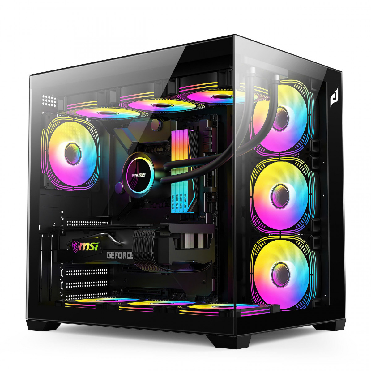  Vỏ Case EDRA ECS1504 ATX Black 