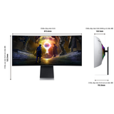  Màn hình Samsung Gaming Odyssey OLED G8 G85SD LS34DG850SEXXV (34 Inch, OLED, UWQHD, 175Hz, 0.03ms, Cong) 