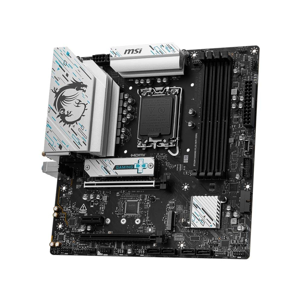 Mainboard MSI B760M GAMING PLUS WIFI Hỗ trợ Intel Core Gen 12/13/14 Bộ nhớ DDR4 