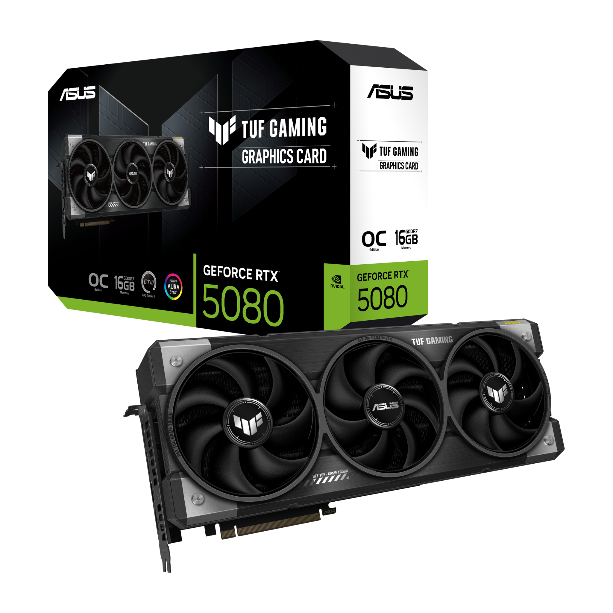  Card màn hình ASUS TUF Gaming GeForce RTX 5080 16GB GDDR7 OC Edition 