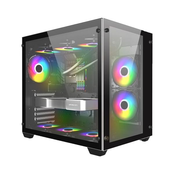  Vỏ Case First Player MV7 Black ATX 