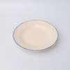 Dĩa gốm size trung D21-form dáng classic sâu lòng