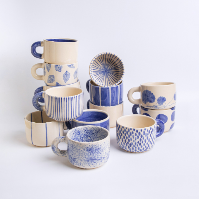 Ly Cà Phê Cappuccino Gốm Sứ Thủ Công Cao Cấp | Tu Hú Ceramics