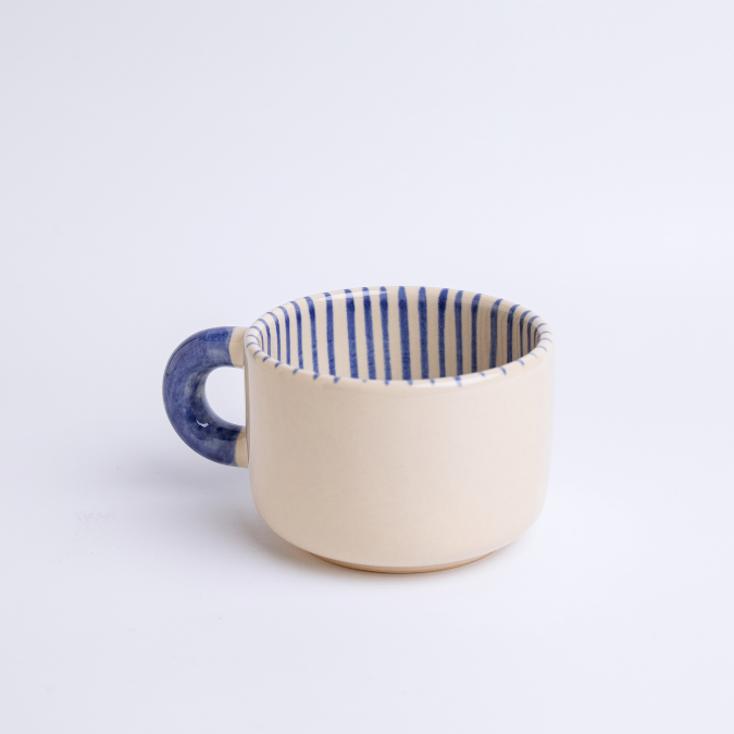 Ly Cà Phê Cappuccino Gốm Sứ Thủ Công Cao Cấp | Tu Hú Ceramics