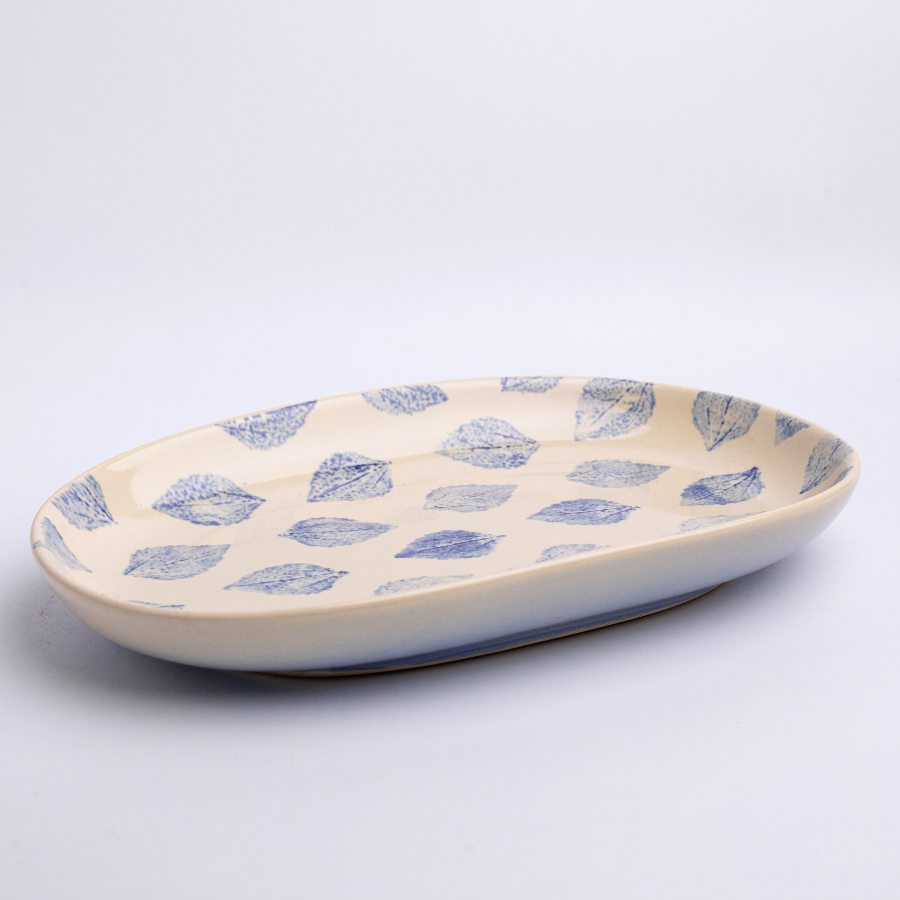Dĩa gốm sứ Oval sâu lòng W26