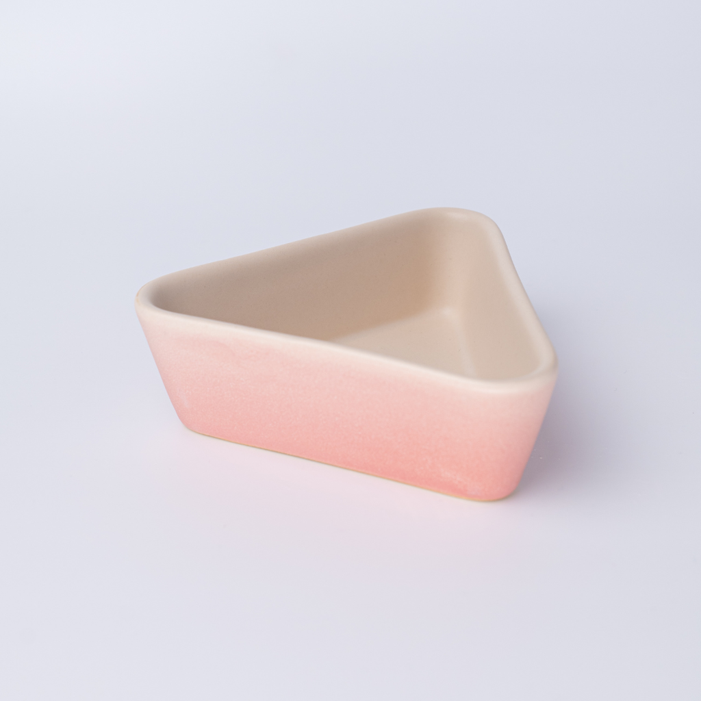 Khay sốt Mini tam giác ngũ sắc