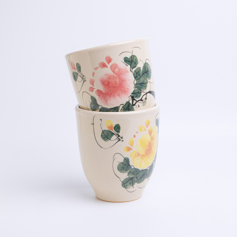 Ly gốm sứ uống nước 280ml Hoài