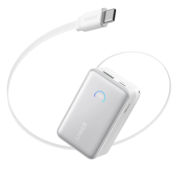  Pin sạc dự phòng Anker Nano 10000mAh 45w 1C1A tích hợp cáp USB-C A1638 