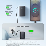  Pin sạc dự phòng Anker Nano 10000mAh 45w 1C1A tích hợp cáp USB-C A1638 