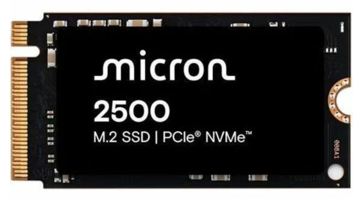  SSD Micron 2500 1TB Internal NVMe M.2 2230 GEN 4x4 MTFDKBK1T0QGN-1BN1AABYYR (1 Year Warranty) 