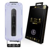  Cường lực Hoda 3 in 1 kèm khung trợ dán, chống chói, chống vân và chống nhìn trộm cho iPhone 16 Pro/ 16 Pro Max 