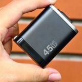  Củ sạc nhanh Wiwu Wi-G021 45W kèm cáp USB-C, chính hãng 