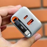  Củ sạc nhanh Wiwu Wi-G021 45W kèm cáp USB-C, chính hãng 