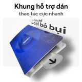  Cường lực Dekey trong suốt và chống nhìn trộm cho iPhone, có khung trợ dán 