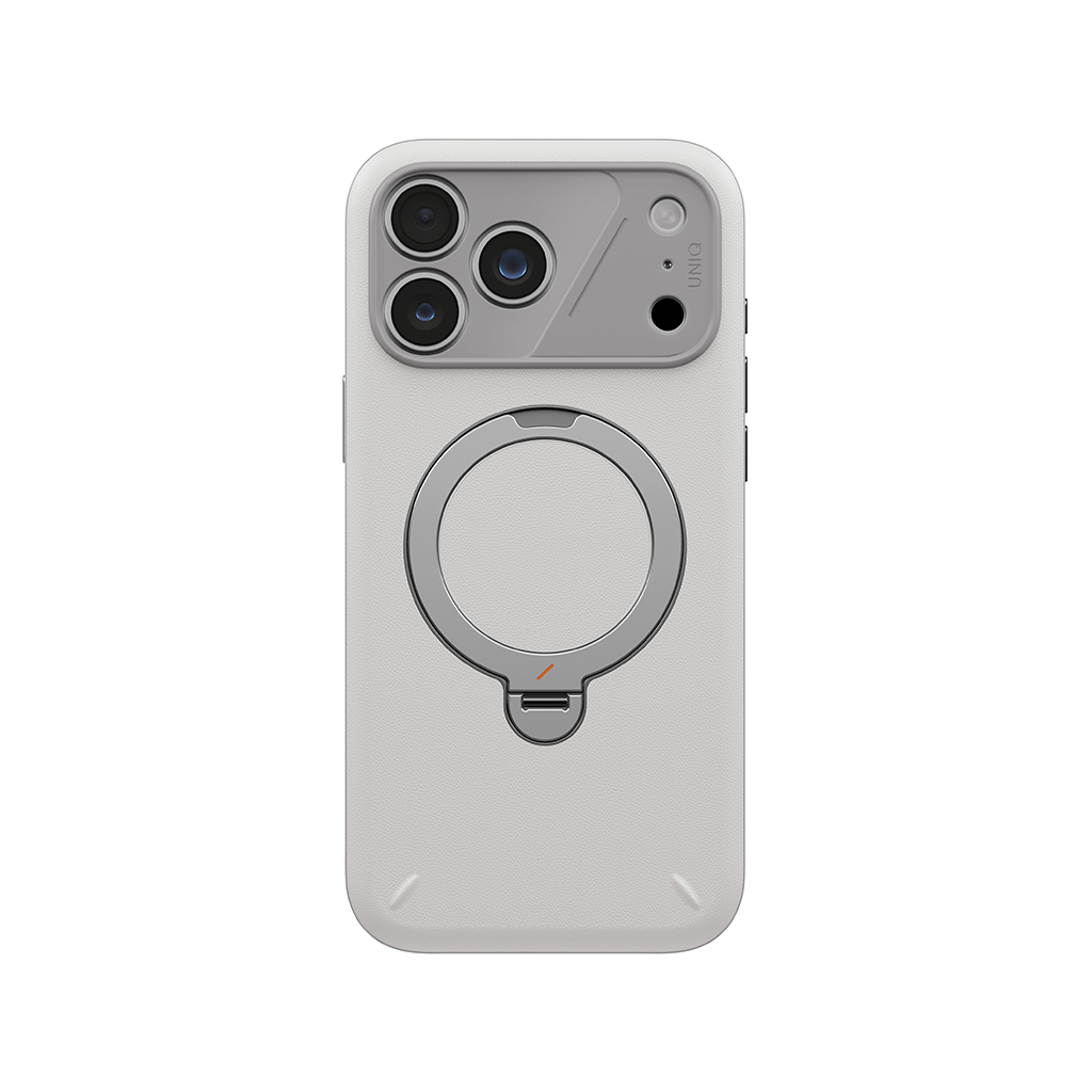 Chân đế Mōvion xoay 360 độ trên ốp UniQ Elix màu bạc