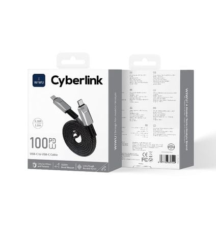  Cáp sạc C to C WiWU Cyberlink Wi-C078 chính hãng 