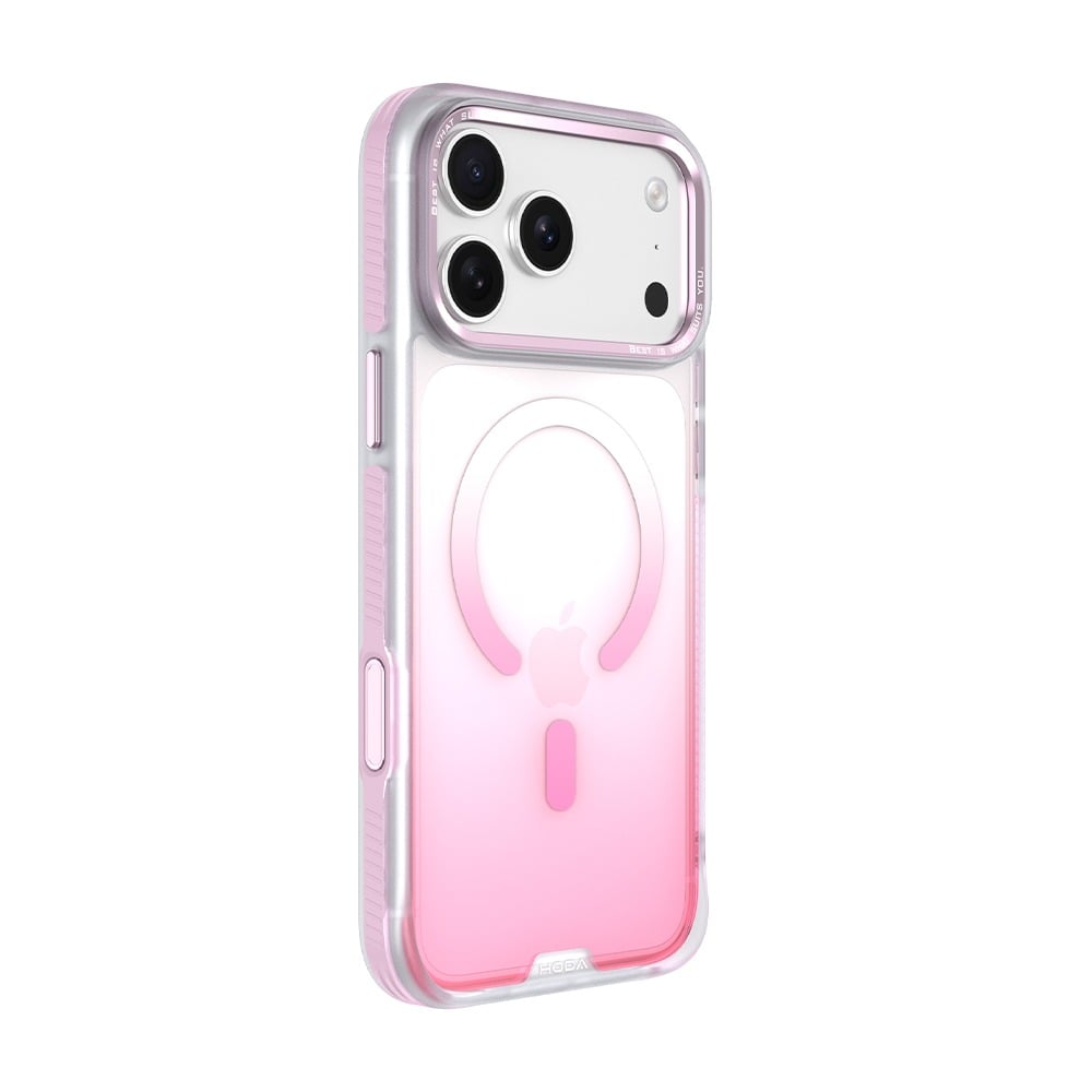 Ốp lưng Hoda Multicolor màu hồng cho iPhone 17 và 18 Pro Max