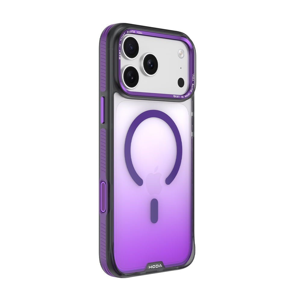 Ốp lưng Hoda Multicolor màu tím cho iPhone 17 và 18 Pro Max