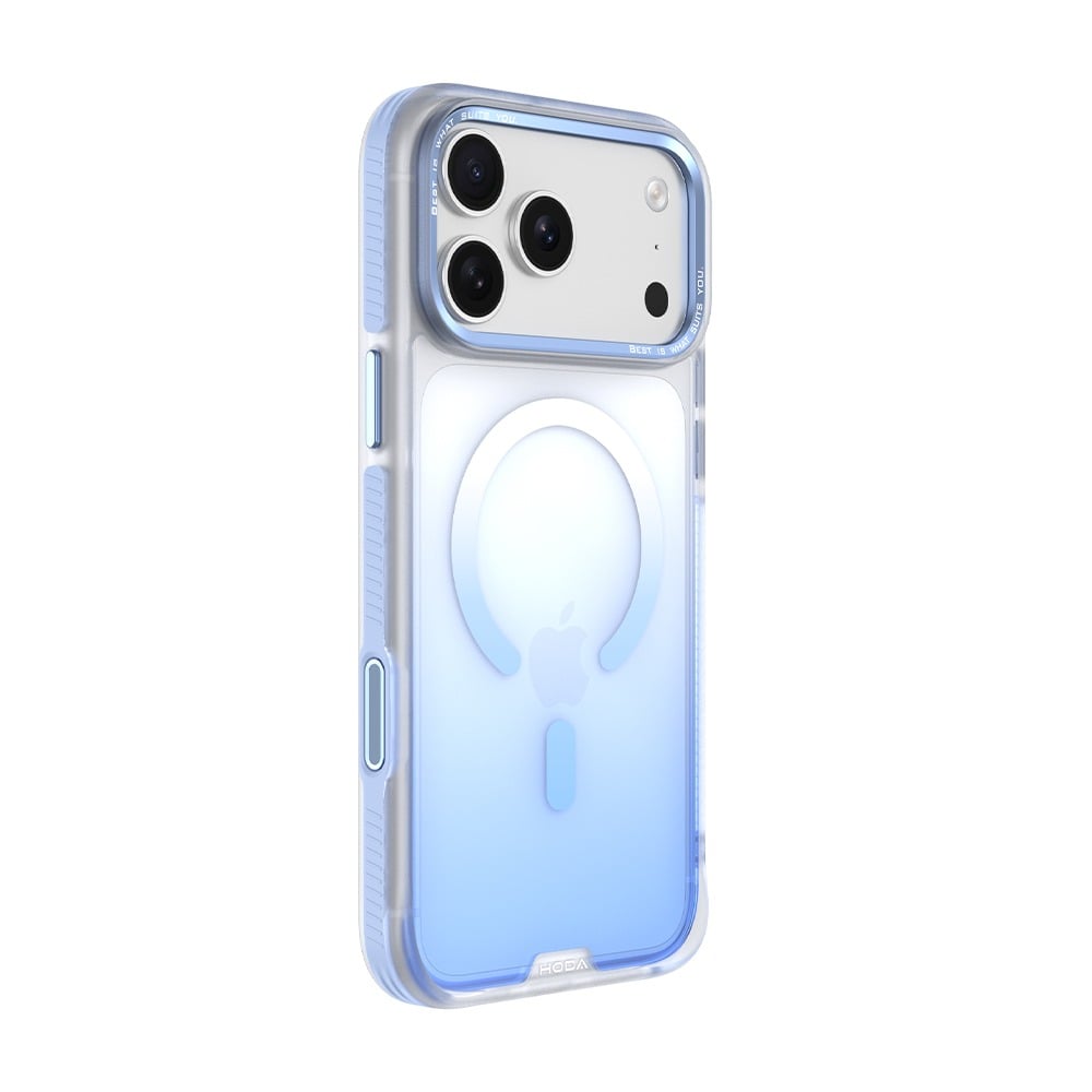 Ốp lưng Hoda Multicolor màu xanh dương nhạt cho iPhone 17 và 18 Pro Max