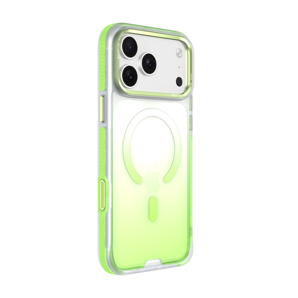 Ốp lưng Hoda Multicolor màu xanh lá cho iPhone 17 và 18 Pro Max