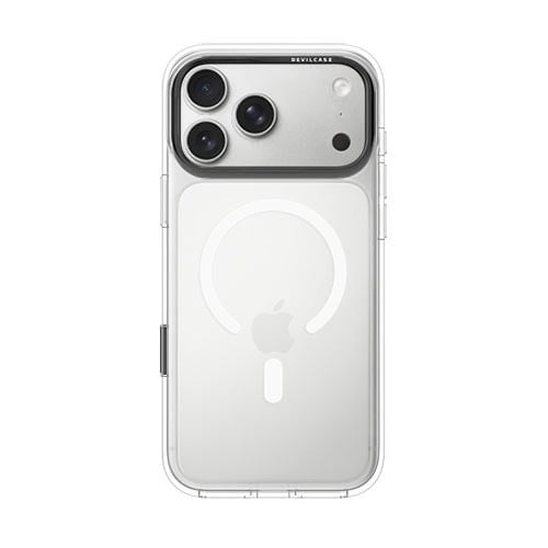 Ốp Devilcase Crystark viền đen cho iPhone 17/18 Pro Max