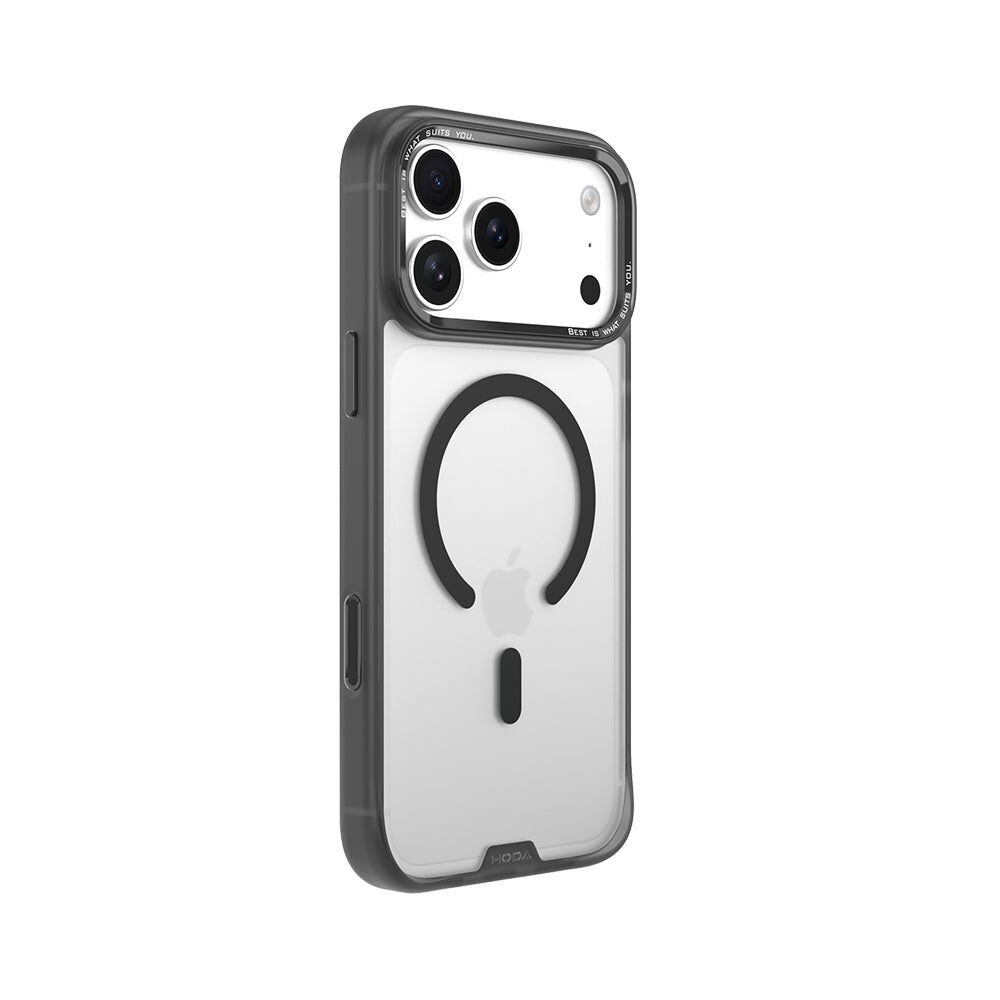 Ốp Hoda Rough Magsafe màu đen chống sốc cho iPhone 18 Pro Max