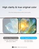  Cường lực Hoda Sapphire cho iPhone (kèm khung trợ dán) 