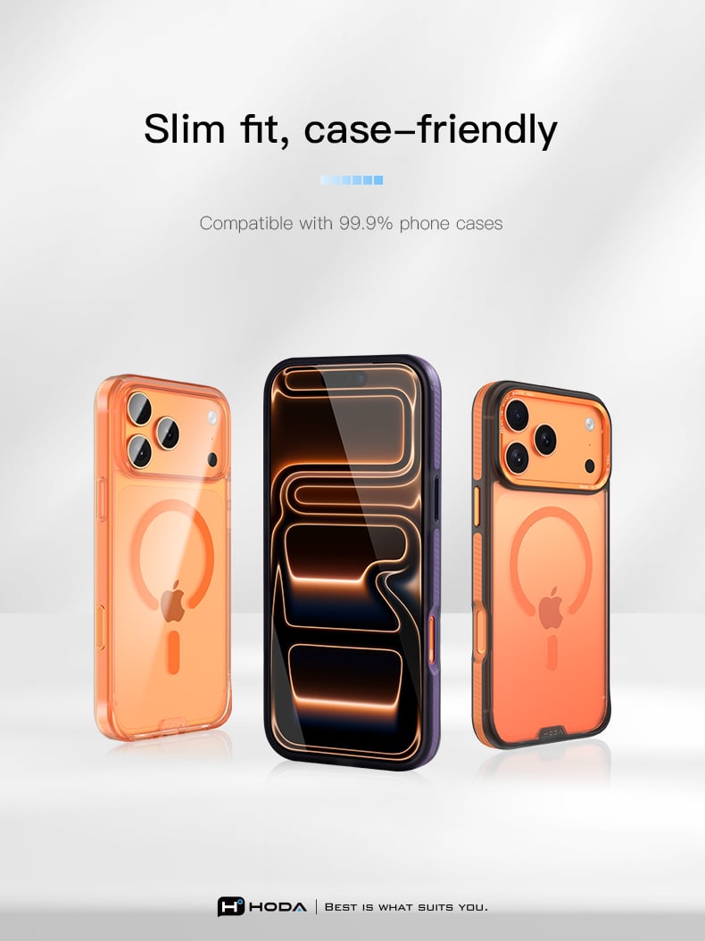 Kính Hoda Sapphire dùng chung được với hầu hết ốp lưng iPhone