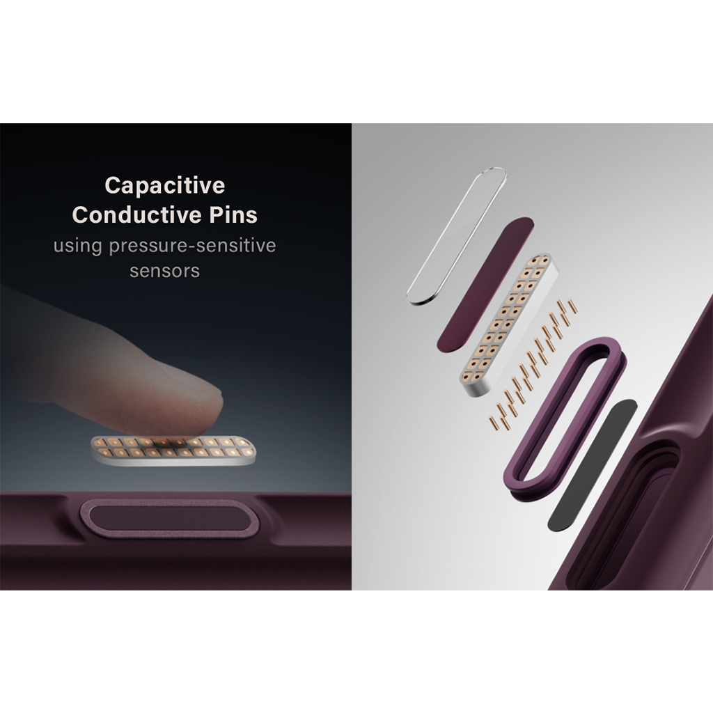 Công nghệ HapticCore cho nút Camera Control trên ốp UniQ Veren