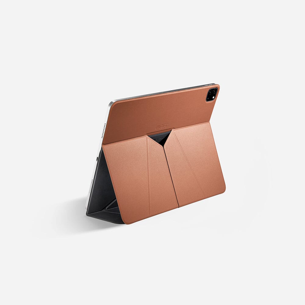Bao da MOFT Snap Float Folio màu nâu dựng iPad ở chế độ nổi