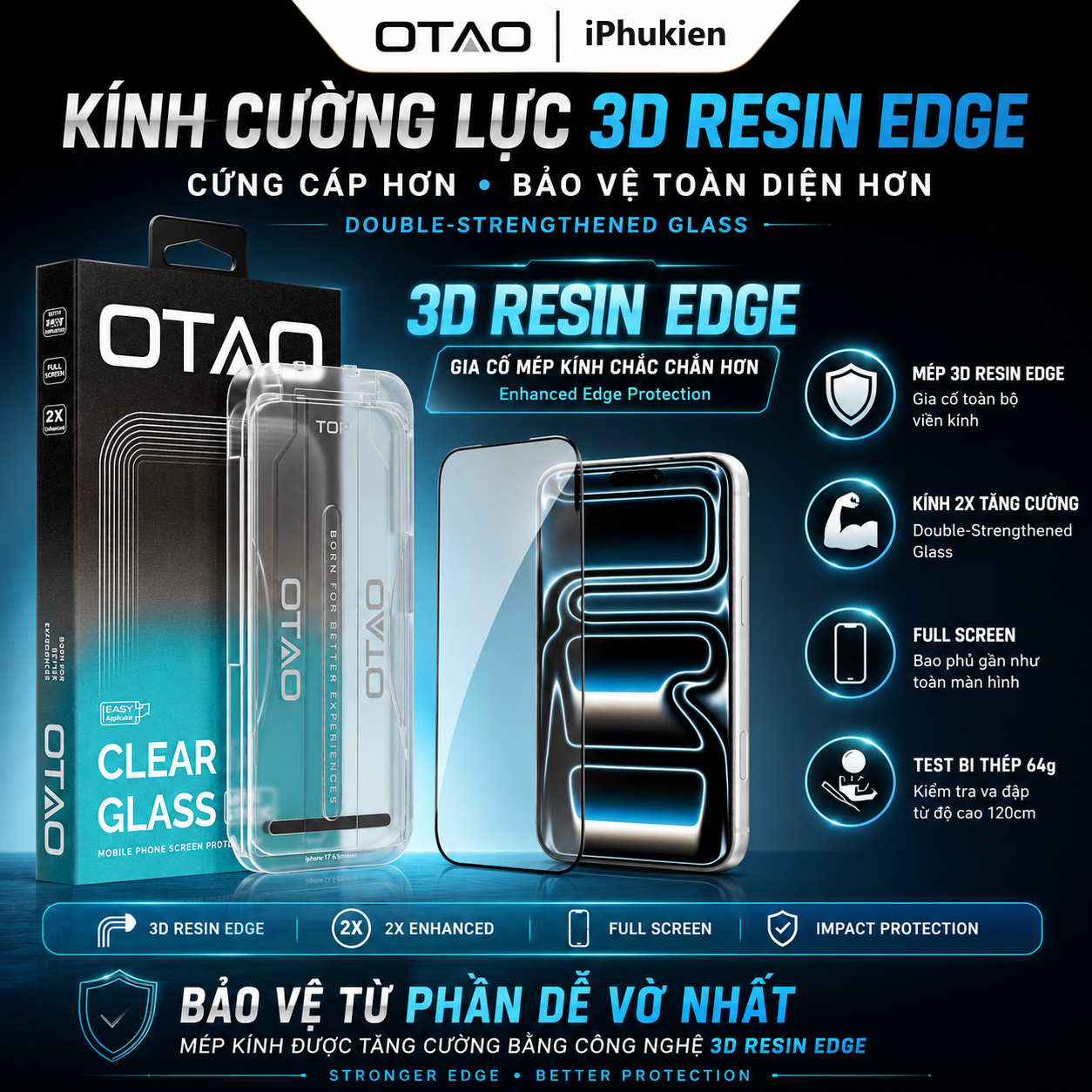 Cường lực màn hình cho iPhone 18 tại iPhukien