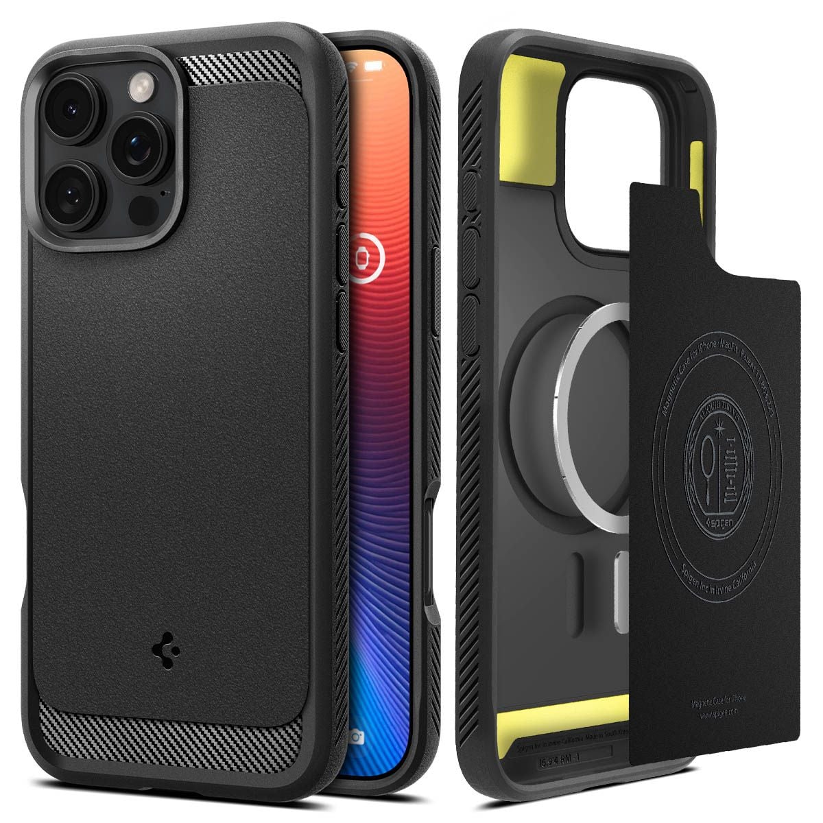  Ốp lưng Spigen Rugged Armor MagFit cho iPhone, hàng chính hãng 