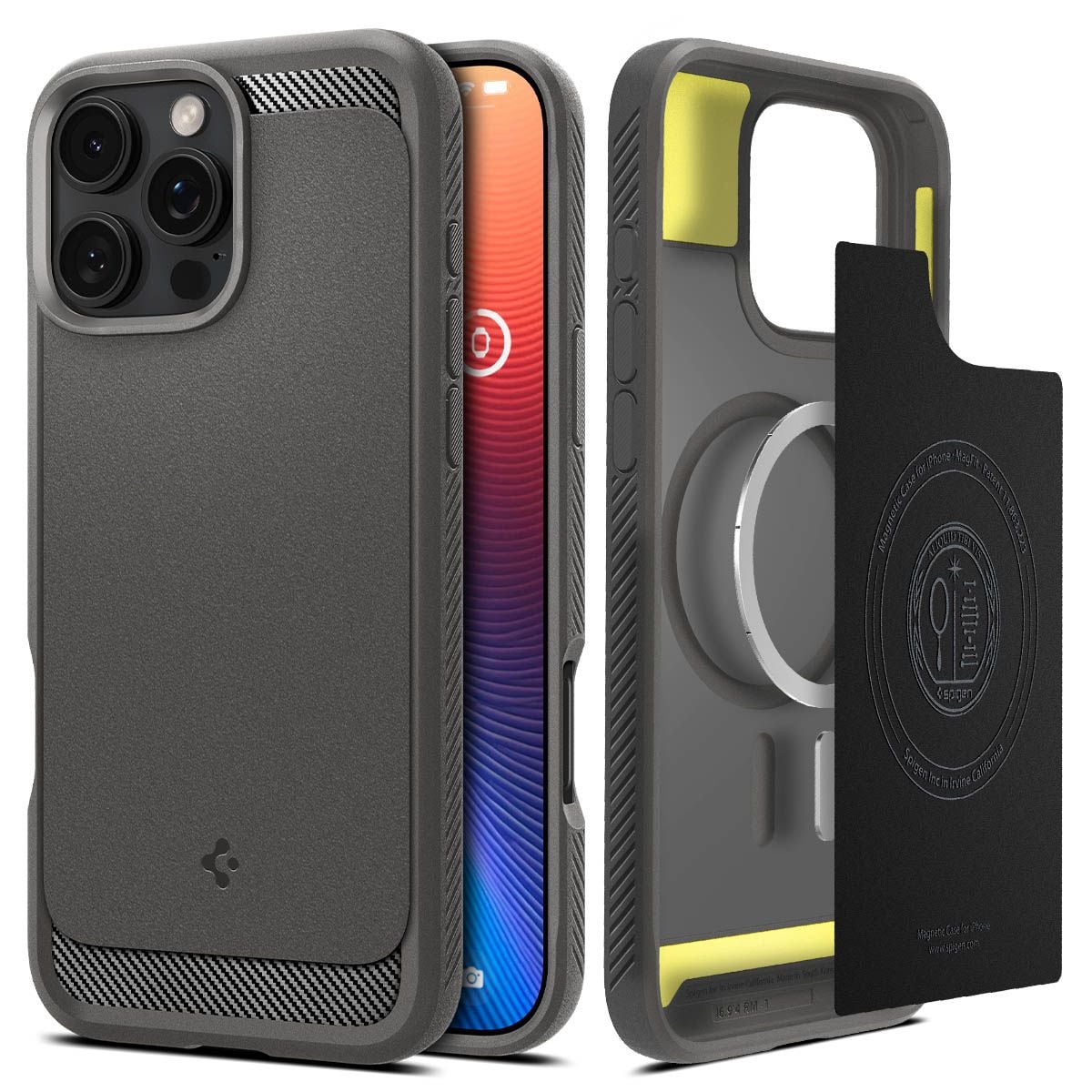  Ốp lưng Spigen Rugged Armor MagFit cho iPhone, hàng chính hãng 
