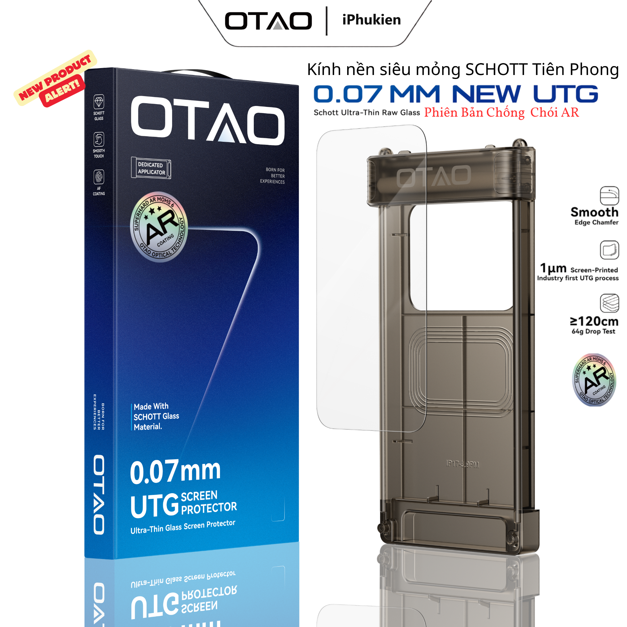 Cường lực OTAO UTG 0.07mm bản chống chói AR