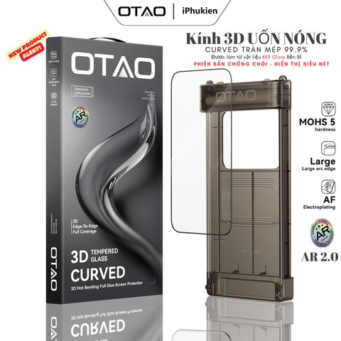  Cường lực OTAO KK9 3D Curved cho iPhone 