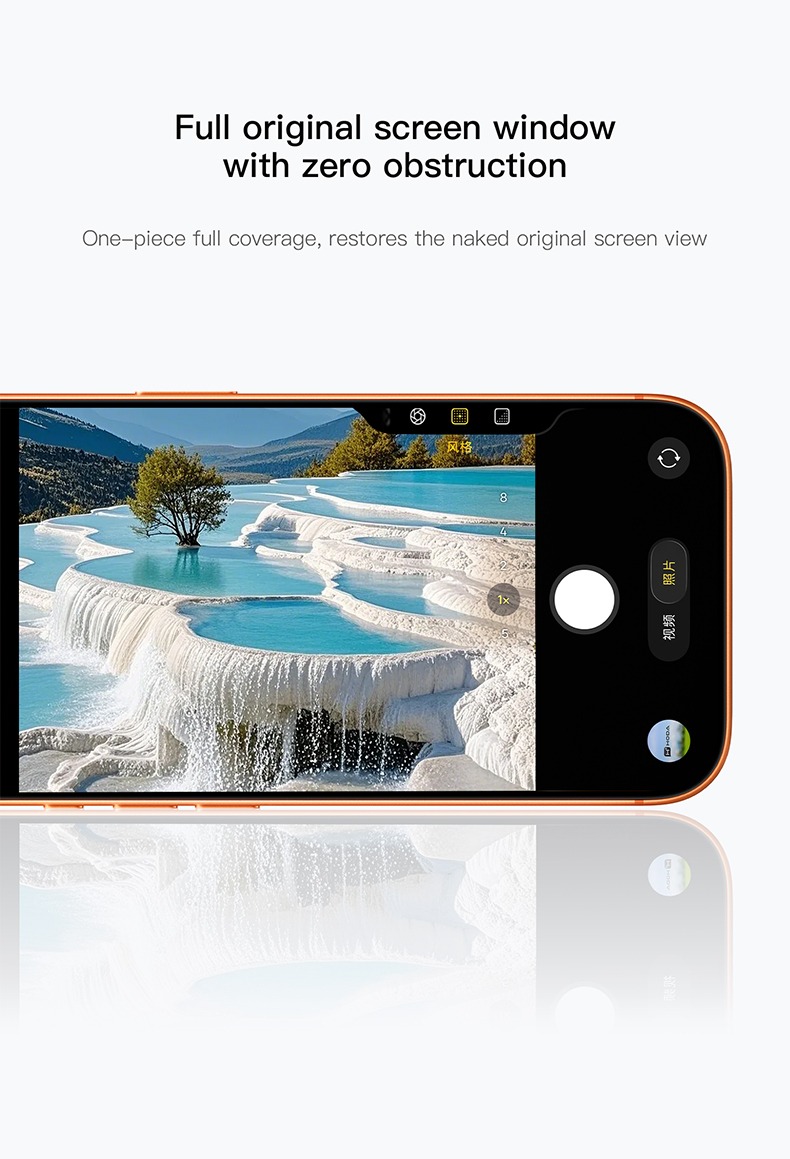 Cường lực Hoda phủ toàn màn hình iPhone, giữ nguyên khung hiển thị