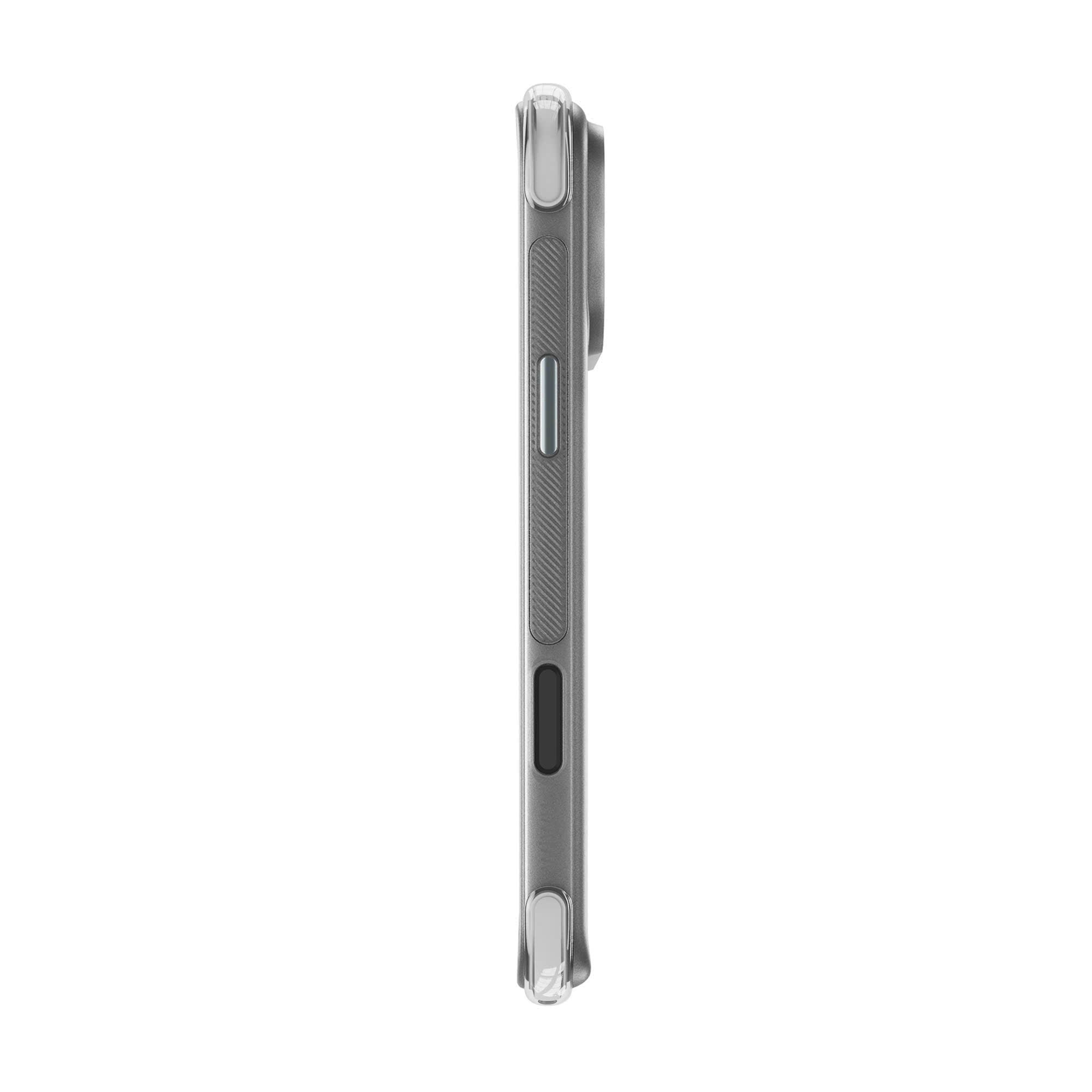 Góc túi khí chống sốc trên ốp WiWU AeroGuard Pro màu xám