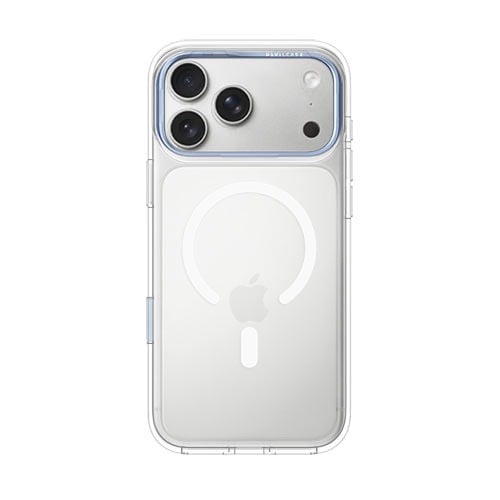 Ốp Devilcase Crystark viền xanh băng cho iPhone 17/18 Pro Max