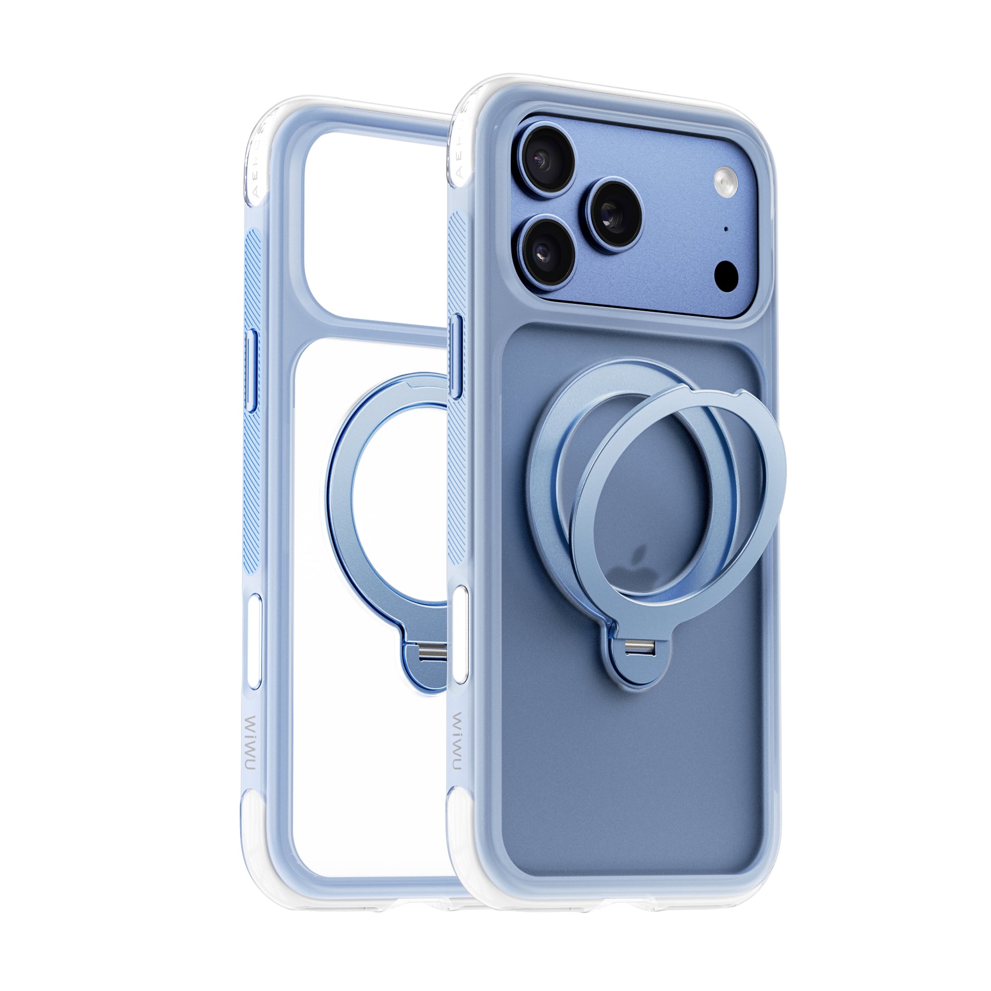 Ốp lưng WiWU AeroShield Ultra màu xanh dương nhạt