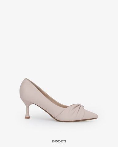  Giày cao gót Pump mũi nhọn đính ngọc trai Exull 1515004671 