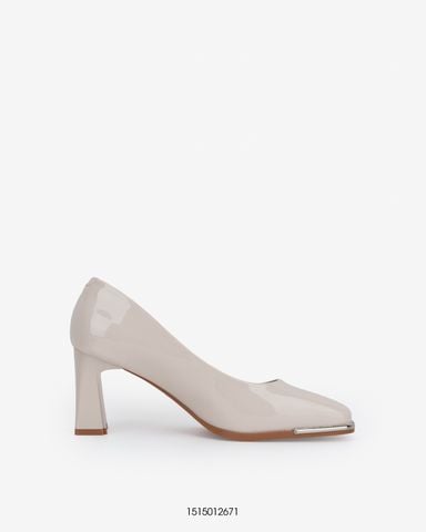  Giày cao gót Pump Block-Heel đính đá Exull 1515012671 