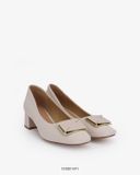  Giày cao gót Block-Heel nhấn trang trí kim loại Exull 1515011471 