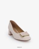  Giày cao gót Block-Heel nhấn trang trí kim loại Exull 1515011471 